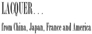lacquer