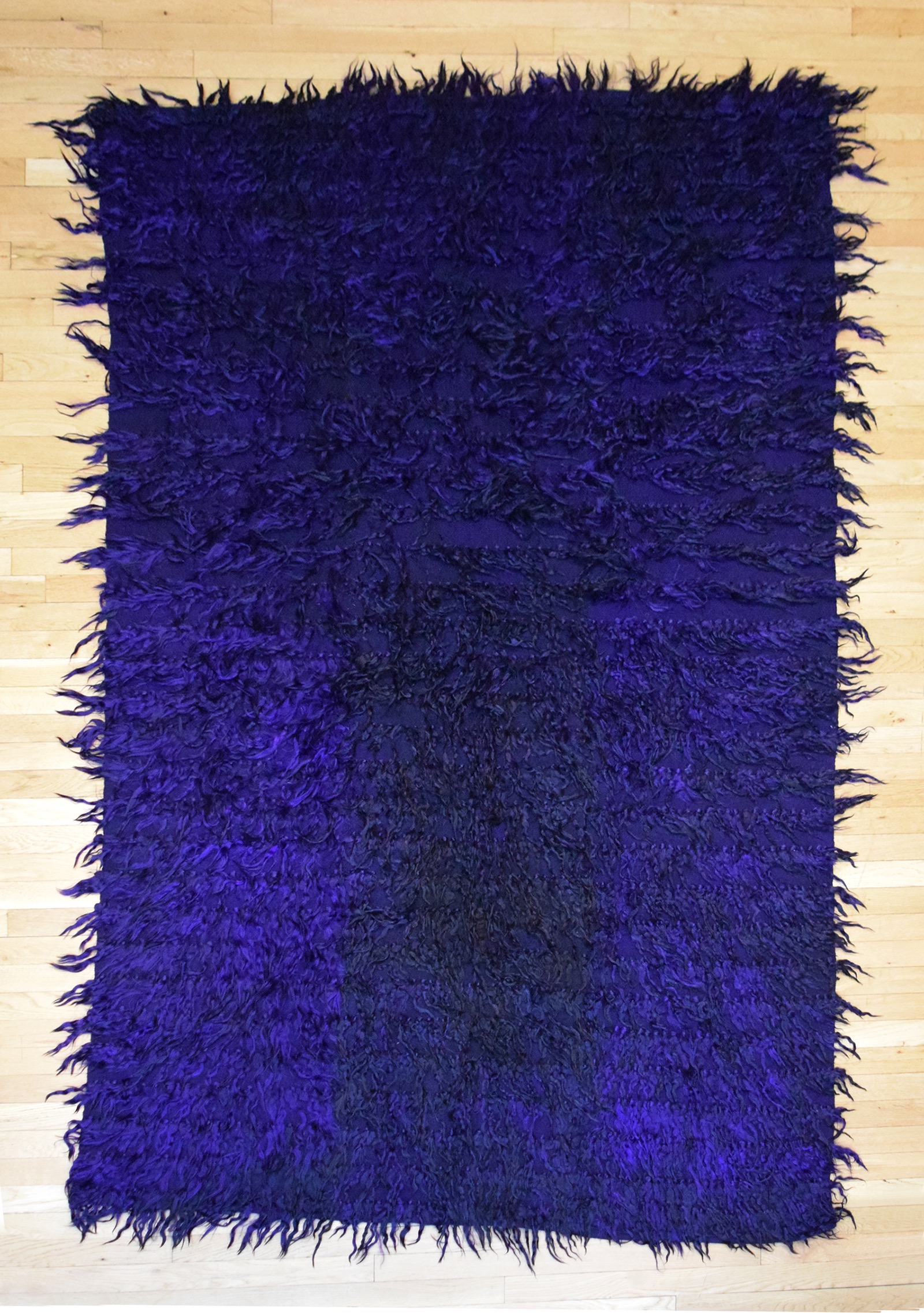 Dark Purple Rug straight